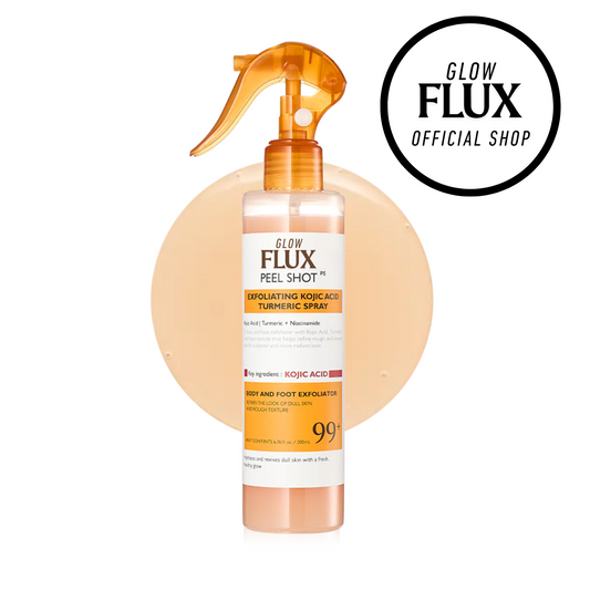 GlowFlux Peel Shot Keratin Care Kojic Acid Tumeric Spray