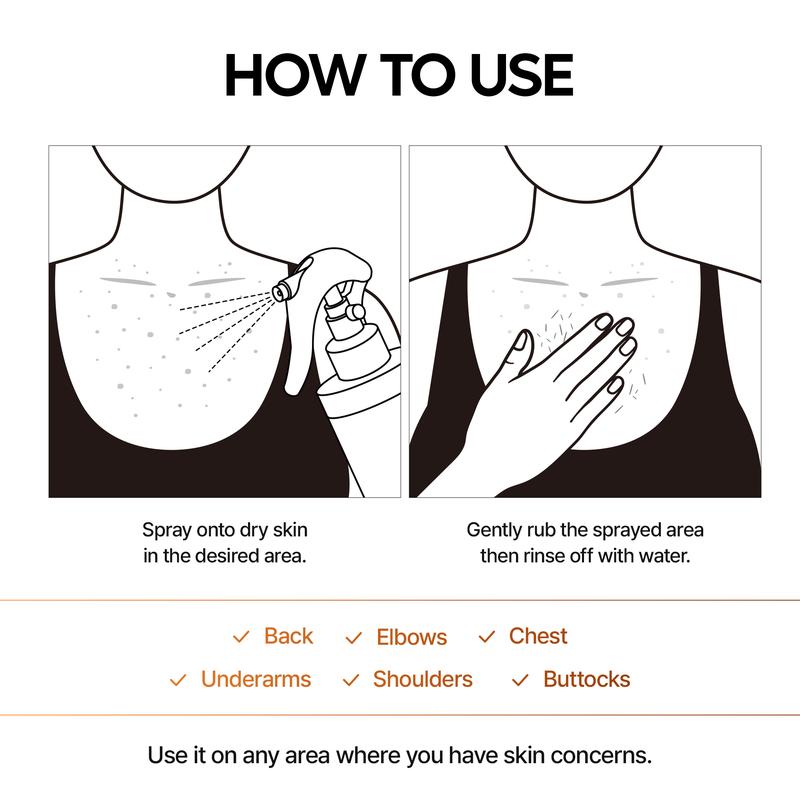GlowFlux Peel Shot Keratin Care Kojic Acid Tumeric Spray